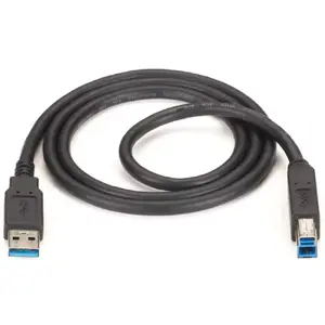 Black Box Corporation USB30-0010-MM - USB 3.0 CABLE - TYPE-A TO TYPE-B, MALE/MALE, BLACK, 10-FT. (3.0-M)