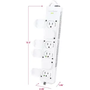 Cyberpower MPV615S - MEDICAL GRADE SURGE PROTECTOR, 6 OUTLETS, 1560 JOULES WITH 15 CORD -