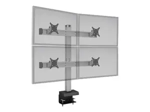 Hat Design Works BILD-2/2-CM-124 - BILD 2 OVER 2 MONITOR MOUNT SUPPORTS UP TO FOUR 24 MONITORS. FEATURES TOOL-ADJU