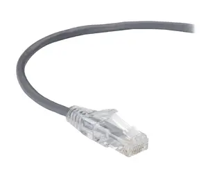 Black Box Corporation C6PC28-GY-07 - CAT6 250-MHZ SNAGLESS 28AWG STRANDED ETHERNET PATCH CABLE - UNSHIELDED (UTP), CM