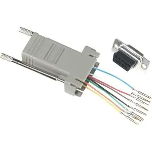 Black Box Corporation FA756 - MODULAR ADAPTER KIT - DB9 FEMALE TO RJ45 FEMALE, 8-WIRE