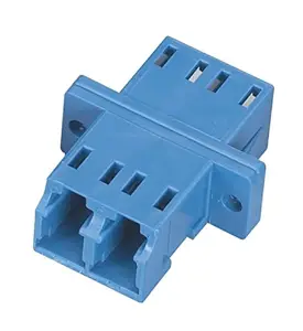 Black Box Corporation FOT123 - FIBER OPTIC COUPLING - MULTIMODE-SINGLEMODE, DUPLEX, CERAMIC SLEEVE, PLASTIC FLA