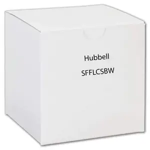 Hubbell SFFLCSBW - FIBER, SNAP-FIT, FLSH, LC DUPLX, BL, ZIRC, WH