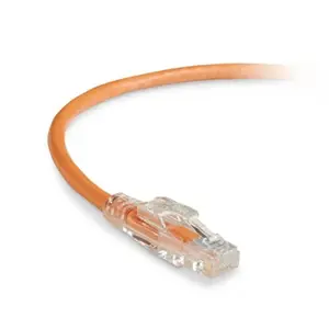 Black Box Corporation C6PC70-OR-20 - CAT6 550-MHZ LOCKING SNAGLESS STRANDED ETHERNET PATCH CABLE - UNSHIELDED (UTP),