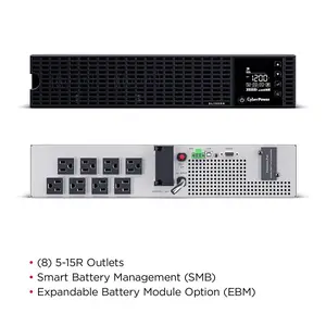 Cyberpower OL750RM - UPS - RACK-MOUNTABLE - ONLINE, DOUBLE CONVERSION - 100, 110, 115, 120,