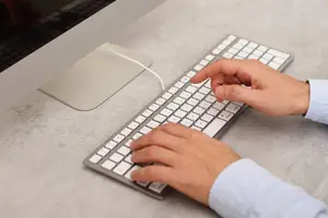 Cherry JK-1620US-1 - KC 6000C USB-C Ultra Flat Keyboard - Mac Layout