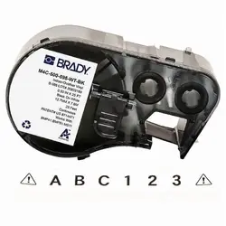 BRADY-M4C-500-595-WT-BK
