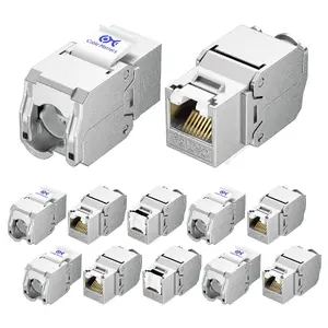 Cable Matters 180014X12 - (12-PACK) CAT 6A RJ45 SHIELDED KEYSTONE JACK