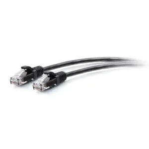 C2g C2G30141 - 3FT/0.9M CAT6A SLIM PATCH 28AWG BLACK