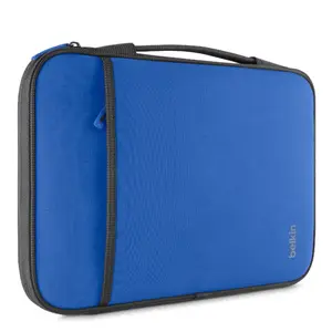 Belkin B2B081-C01 - 11IN LAPTOP/CHROMEBOOK SLEEVES BLUE. INTERNAL CASE DIMENSIONS 12.6IN X 8.0IN X 0