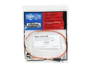 Eaton Tripplite Series Connectivity N318-01M - 1M Duplex LC ST 62.5 125 Fiber