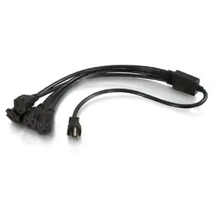 C2g 29806 - 3FT 1 TO 4 POWER CORD SPLITTER TAA