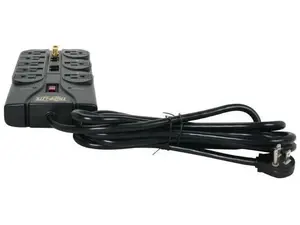 Tripplite TLP810NET - Tripp Lite, Surge Protector, 8 Outlet, 10FT Cord, 3240 Joule, RJ11, RJ45, 2.2GHz Gold Coax, 1800W