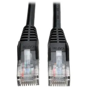 Eaton Corp N001-050-BK - Cat5e 350MHz Snagless Molded Patch Cable (RJ45 M/M) - Black 50 Ft