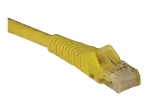 Tripplite N201-025-YW - Tripp Lite, Patch Cable, Gigabit, Snagless Molded, Cat6, RJ45 M/M, 25FT, Yellow
