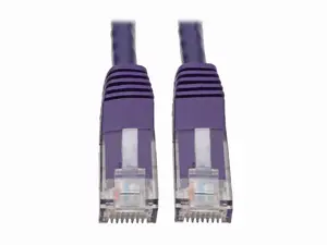 Tripplite N200-010-PU - Tripp-Lite CB N200-010-PU 10ft Cat6 Gigabit Molded(UTP) Ethernet Cable Purple