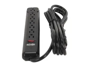 Eaton Tripplite PS712B - EATON, POWER STRIP 120V 5-15R 7 OUTLET 12FT CORD 5-15P BLACK