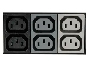 Tripp Lite PDU3MV6H50 - by Eaton PDU 12.6kW 3-Phase Local Metered PDU 208V Outlets (36 C13 & 9 C19) Hubbell 50A CS8365C 6 ft. (1.83 m) Cord 0U Vertical TAA