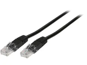 Tripplite N002-004-BK - EATON, 4FT CAT5E / CAT5 350MHZ MOLDED PATCH CABLE RJ45 M/M BLACK 4'