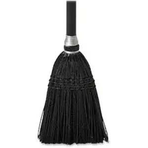 Rubbermaid RCP 2536 - Commercial Executive Series Lobby Broom - Synthetic Bristle - 7" Overall Length - Wood Handle - 1 Each