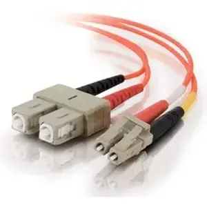 C2g CGO 11124 - Fiber Optic Duplex Patch Network Cable - 32.81 ft Fiber Optic Network Cable for Network Device, ATM - First End: 2 x LC Network - Male - Second End: 2 x SC Network - Male - Patch Cable - 62.5/125 µm - Orange - 1 Each - TAA Compliant