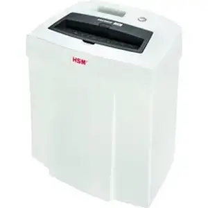 Hsm HSM 2253113 - SECURIO C14 - 5/32" x 1" - Particle Cut - 6 Per Pass - for shredding Staples, Paper, Paper Clip, Credit Card - 0.156" x 1" Shred Size - P-4/T-4/E-3/F-1 - 8.86" Throat - 5.30 gal Wastebin Capacity - White