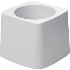 Rubbermaid RCP 631100CT - Commercial Toilet Bowl Brush Holder - Vertical - Plastic - White - Durable, Stain Resistant, Odor Resistant, Chemical Resistant - 24 / Carton