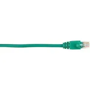 Black Box Corporation BBN CAT5EPC020GN - Black Box Connect Cat.5e UTP Patch Network Cable - 20 ft Category 5e Network Cable for Network Device - First End: 1 x RJ-45 Network - Male - Second End: 1 x RJ-45 Network - Male - 1 Gbit/s - Patch Cable - Gold Plated Contact - CM - 26 AWG - Green - 1 Each