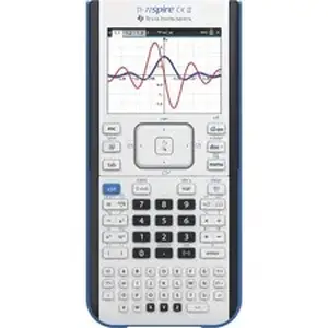 Texas Instruments TEX NSPIRECXII - Nspire CX II Graphing Calculator - Rechargeable - Battery Powered - 2" Height x 7.2" Width x 11.8" Length - Gray - 1 Each