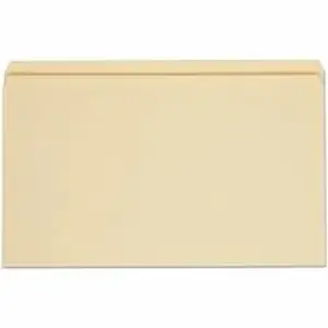 Universal Products UNV 15110 - Universal Straight Tab Cut Legal Top Tab File Folder - 8 1/2" x 14" - 3/4" Expansion - Top Tab Position - 11 pt. - Manila Paper - 100 / Box