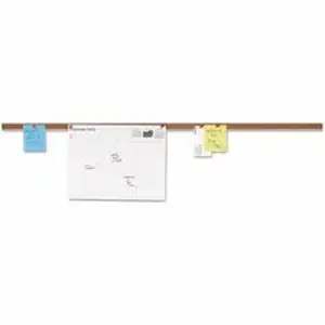 Universal Products UNV 43436 - Universal Bulletin Board - 1" Board Height x 36" Board Width - Brown Cork Surface - Self-healing, Easy Installation - Silver Aluminum Frame - 1" Height x 36" Width - 1 Each