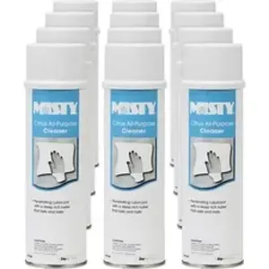 Zep Inc. AMR 1001583CT - MISTY Citrus All-Purpose Cleaner - For Multipurpose - Aerosol, Foam Spray - 19 fl oz (0.6 quart) - Citrus Scent - Non-flammable, Petroleum Free, Chlorine-free, Organic - White - 12 / Carton