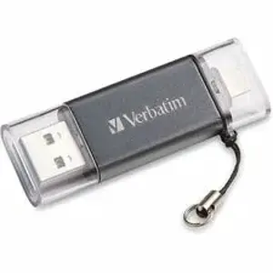 Verbatim VER 49300 - USB 3.0 for Apple Lighting Devices - 32 GB - Lightning, USB 3.2 (Gen 1) Type A - Graphite - Lifetime Warranty - 1 Each
