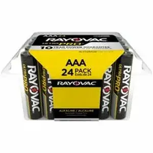 Energizer RAY ALAAA24PPJ - Rayovac Ultra Pro Alka AAA Batteries Storage Pack - For Multipurpose - AAA - 1.5 V DC - 1 Pack