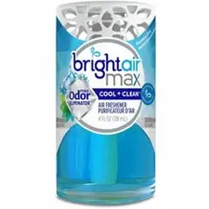 Bpg International Inc BRI 900439 - Bright Air Max Odor Eliminator - Gel - 4 fl oz (0.1 quart) - Cool + Clean - Phthalate-free, BHT Free, Odor Neutralizer, Paraben-free, Formaldehyde-free, NPE-free, Triclosan-free - 1 Each