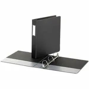Universal Products UNV 20771 - Universal Ring Binder - 1 1/2" Binder Capacity - Letter - 8 1/2" x 11" Sheet Size - 375 Sheet Capacity - 3 Ring - Fastener: Ring - Pocket: 2, Inside Front & Back - Polypropylene - Black - Non-stick - 1 Each