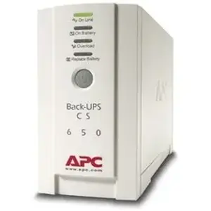Apc - Schneider Electric APW BK650EI - APC by Schneider Electric Back-UPS CS 650VA 230V - Tower - 8 Hour Recharge - 11.40 Minute Stand-by - 230 V AC Output - Stepped Sine Wave - Serial Port - USB - 2 x IEC 60320 C13, 1 x IEC 60320 C13, 3 x IEC 60320 C13 Receptacle(s) - 6 x Battery/Surge Outlet