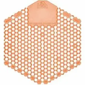 Fresh Products FRS 3WDS60MAN - Wave 3D Urinal Screen - Lasts upto 30 Days - Splash Reducer, Odor Control - 10 / Box - Orange