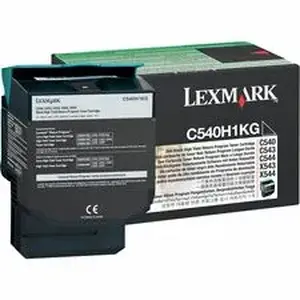 Xerox LEX C540H1KG - Lexmark Laser Toner Cartridge - Black - 1 Each - 2500 Pages
