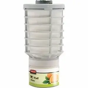 Rubbermaid RCP 402113 - Commercial TCell Dispenser Fragrance Refill - 6000 ft - Citrus - 60 Day - Odor Neutralizer, VOC-free, Recyclable - 1 Each