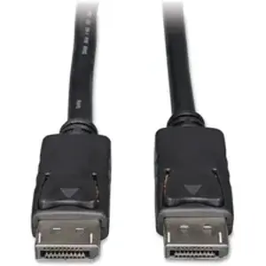 Eaton Tripplite TRP P580006 - Tripp Lite series Tripp Lite DisplayPort Cable - 6 ft DisplayPort A/V Cable for Audio/Video Device, Monitor, Home Theater System, Computer - First End: 1 x DisplayPort Digital Audio/Video - Male - Second End: 1 x DisplayPort Digital Audio/Video - Male - Supports up to 3840 x 2160 - Black - 1 Each