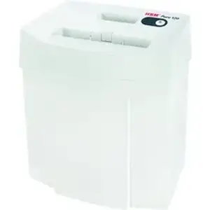Hsm HSM 2313113 - Pure 120 - 5/32" x 1" - Particle Cut - 6 Per Pass - for shredding Staples, Paper, Paper Clip, Credit Card - 0.156" x 1" Shred Size - P-4/T-4/E-3/F-1 - 8.86" Throat - 5.30 gal Wastebin Capacity - White