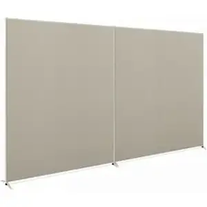 Hon Company BSX P7260GYGY - HON Verse HBV-P7260 Panel - 60" Width x 72" Height - Easy to Use, Upholstered, Durable, Leveling Glide, Glide - Metal, Plastic, Fabric - Light Gray, Gray - 1 Each