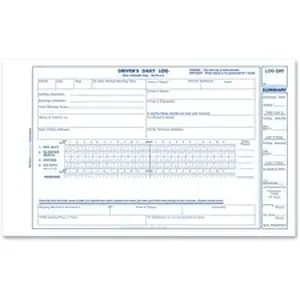 Dominion Blueline Inc S5031NCL - Rediform Carbonless 2-part Driver's Daily Log Book - 2 Part - Carbonless Copy - 5.37" x 8.75" Form Size - White - Black Print Color - Recycled - 1 Each