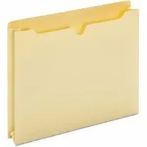Universal Products UNV 76300 - Universal Straight Tab Cut Letter File Jacket - 8 1/2" x 11" - 2" Expansion - Paper, Manila Paper - Manila - Unpunched - 50 / Box