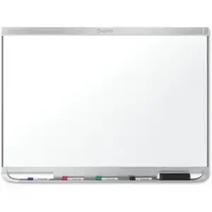 Acco Brands QRT P554AP2 - Quartet Prestige 2 DuraMax Magnetic Dry-Erase Board - 48" (4 ft) Width x 36" (3 ft) Height - White Porcelain Surface - Silver Aluminum Frame - Horizontal - Magnetic - Durable, Dent Resistant, Scratch Resistant, Recyclable, Stain Resistant, Ghost Resistant - 1 Each - TAA Compliant