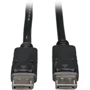Eaton Tripplite TRP P580003 - Tripp Lite series DisplayPort Cable - 3 ft A/V Cable for Audio/Video Device, Computer, Projector, Notebook, Monitor - First End: 1 x DisplayPort Digital Audio/Video - Male - Second End: 1 x DisplayPort Digital Audio/Video - Male - 10.8 Gbit/s - Supports up to 3840 x 2160 - Shielding - Black - 1 Each