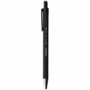 Universal Products UNV 15520 - Universal Ballpoint Pen, Retractable, Fine 0.7 mm, Black Ink, Black Barrel, Dozen - Retractable - Black Ink - Black Barrel - 12 / Dozen