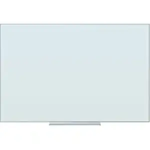 U Brands 2798U00-01 - Floating Frameless Non-Magnetic Ghost Grid Glass Dry-Erase Board - 36" (3 ft) Width x 24" (2 ft) Height - Frosted White Tempered Glass Surface - Rectangle - Horizontal/Vertical - Frameless, Ghost Resistant, Stain Resistant - 1 Each