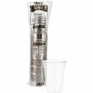 Dart Container Corporation SCC TP16D - Solo Ultra Clear 16 oz Practical-Fill Cold Cups - 16 fl oz - Clear - Polyethylene Terephthalate (PET), Plastic - Cold Drink, Smoothie, Iced Coffee, Frozen Drinks, Beer - 50 / Pack